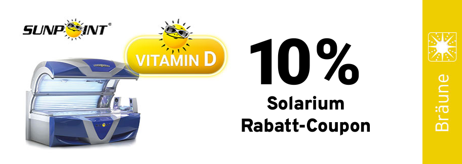 Solarium Rabatt Coupon 10%